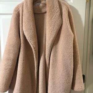 Cozy Blush Teddy Coat